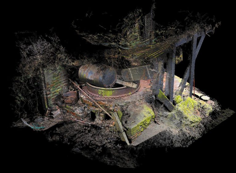 An example image of a 3D environment produced via photogrammetry.