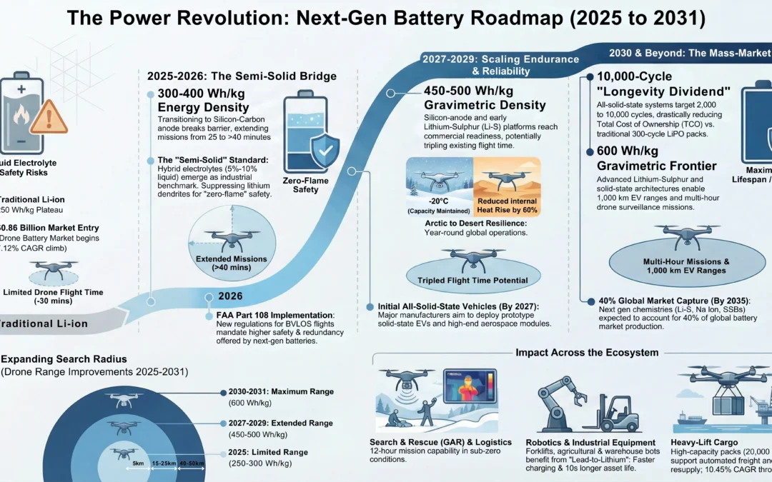The Power Revolution: Next-Gen Battery Roadmap (2025 to 2031)